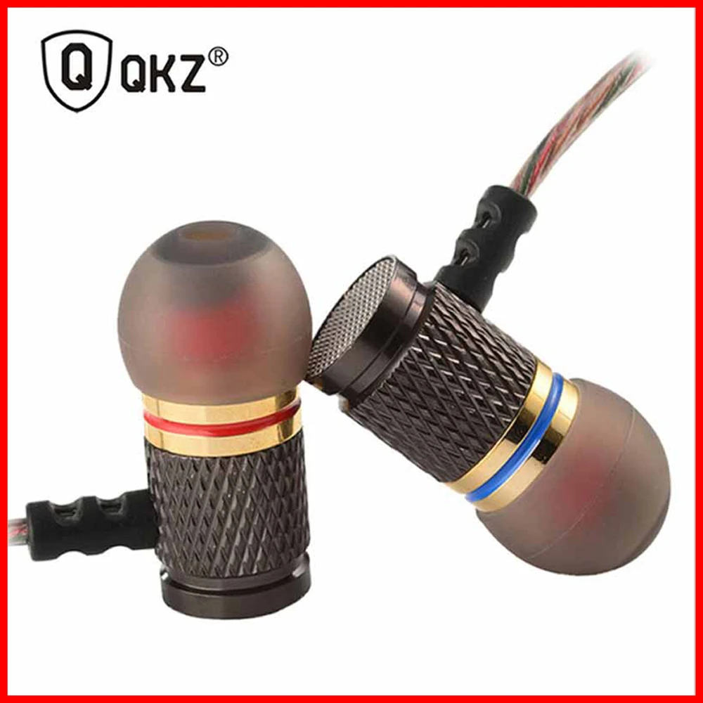 QKZ DM6 A Fül 3,5 mm-es Fülhallgató, Fém 3D Nehéz Basszus Hang Minőségű Fülhallgató sport Fülhallgató minden cel PK KZ AS10 ZS10 v80