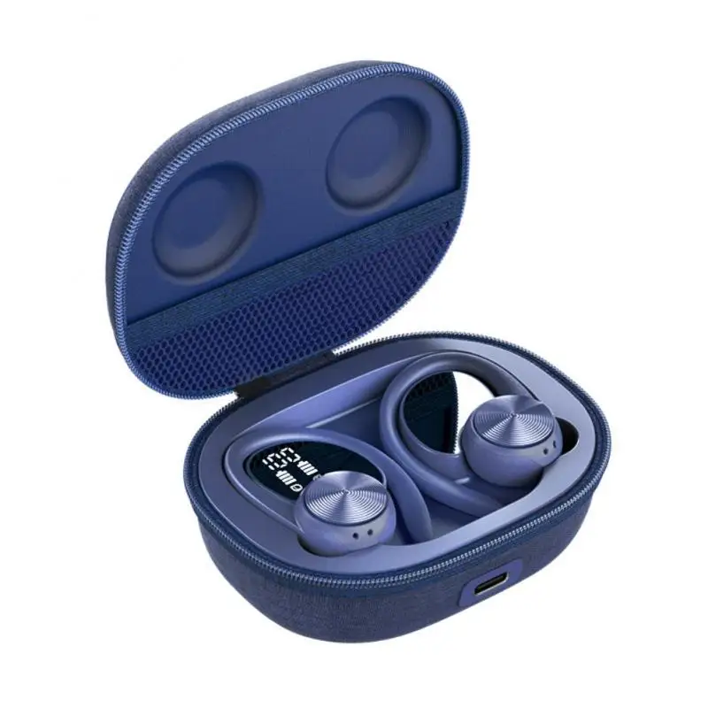 Sport Vezeték nélküli Fejhallgató Mikrofon IPX5 Vízálló Fül Horgok Bluetooth Fülhallgató, hi-fi Sztereó Zene Fülhallgató IPhone Android