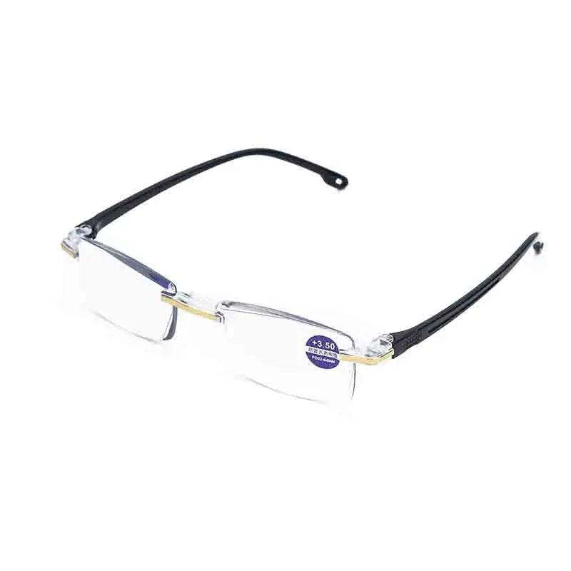 2021 Férfiak, Nők, Keret nélküli Szemüvege Anti Kék Fény Bifokális Messze Közelében Nagyítás Szemüveg Presbyopic Szemüveg AG26