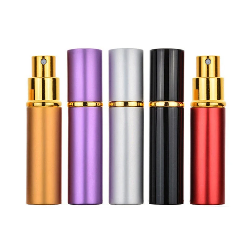 10 ML Üres Hordozható Üveg Parfümös Üveg Alumínium Shell Spray Újratölthető Kozmetikai Ügy