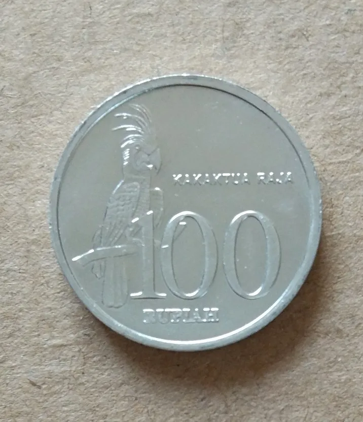 1999-ig Indonézia 100 Rúpia 23 mm-Ázsia Érmék Régi Eredeti Ritka Érme, Emlékérme Kiadás 100% Valódi Véletlen Év