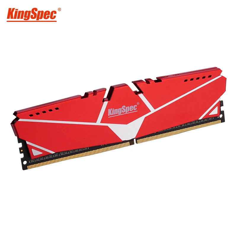 KingSpec DDR4 8GB 16GB Ram Memoria DDR4 2666 3200 Memória Asztali Hűtőborda Ram Memória Ddr4 3200mhz Dimm a hűtőborda XMP PC