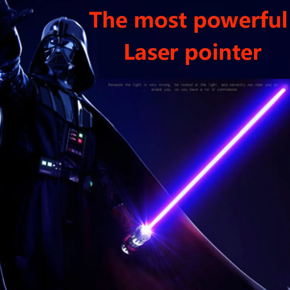 A legerősebb kék lézer fáklya katonai 450nm high power laser pointer USB töltés állítható fókusz égő papír mérkőzések
