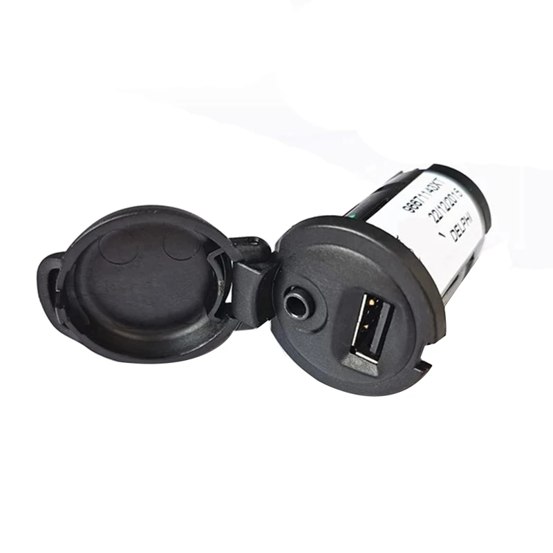Autós USB AUX Felület Adapter Kiegészítő USB-Csatlakozó Aljzat a Peugeot Citroen Autó 96647952XT 96671143XT