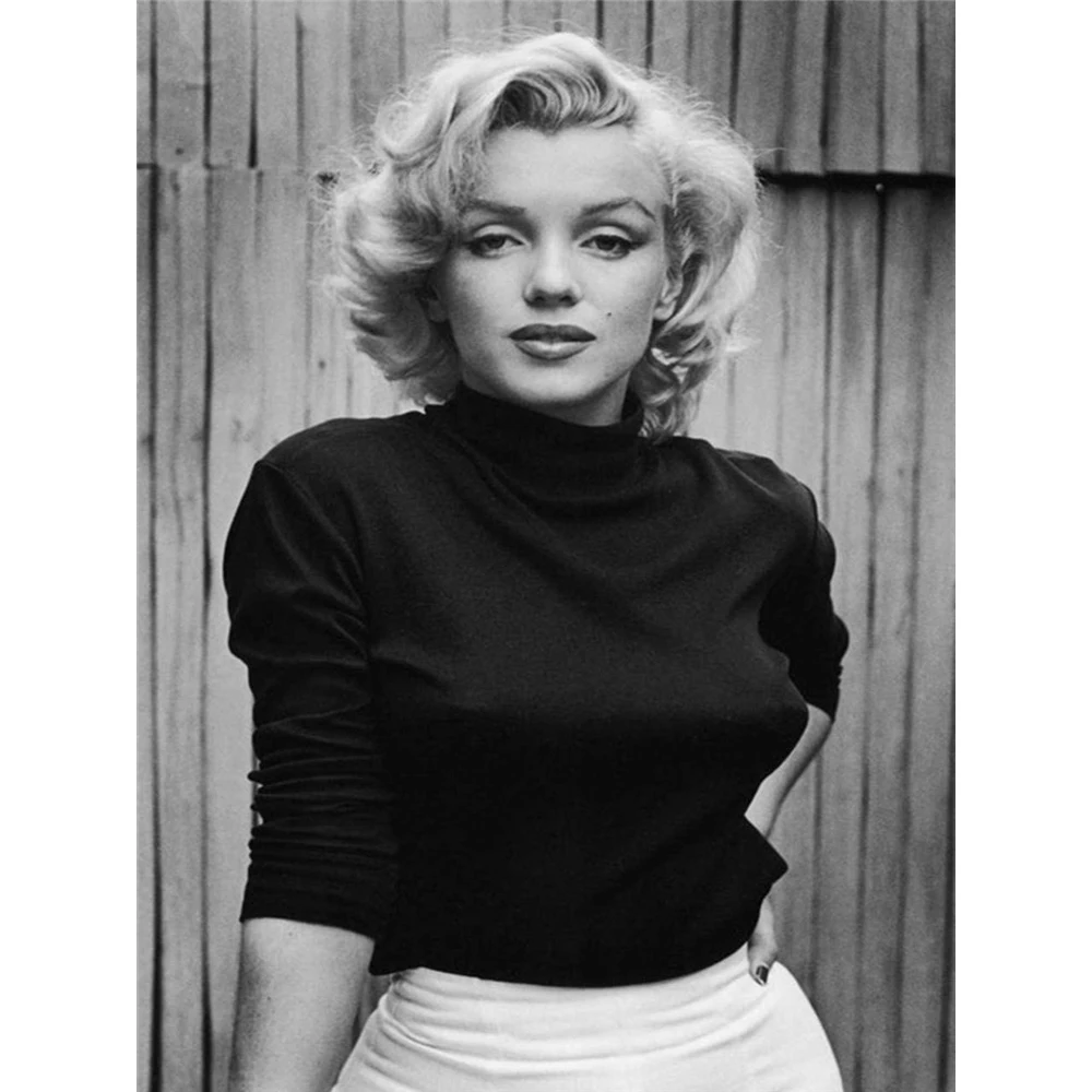 Marilyn Monroe Nyomtatott 11CT keresztszemes Készlet DIY Hímzés DMC Fonalat Hobbim a Varrás, Kézzel készített Kötés Fogselymet Ajándék