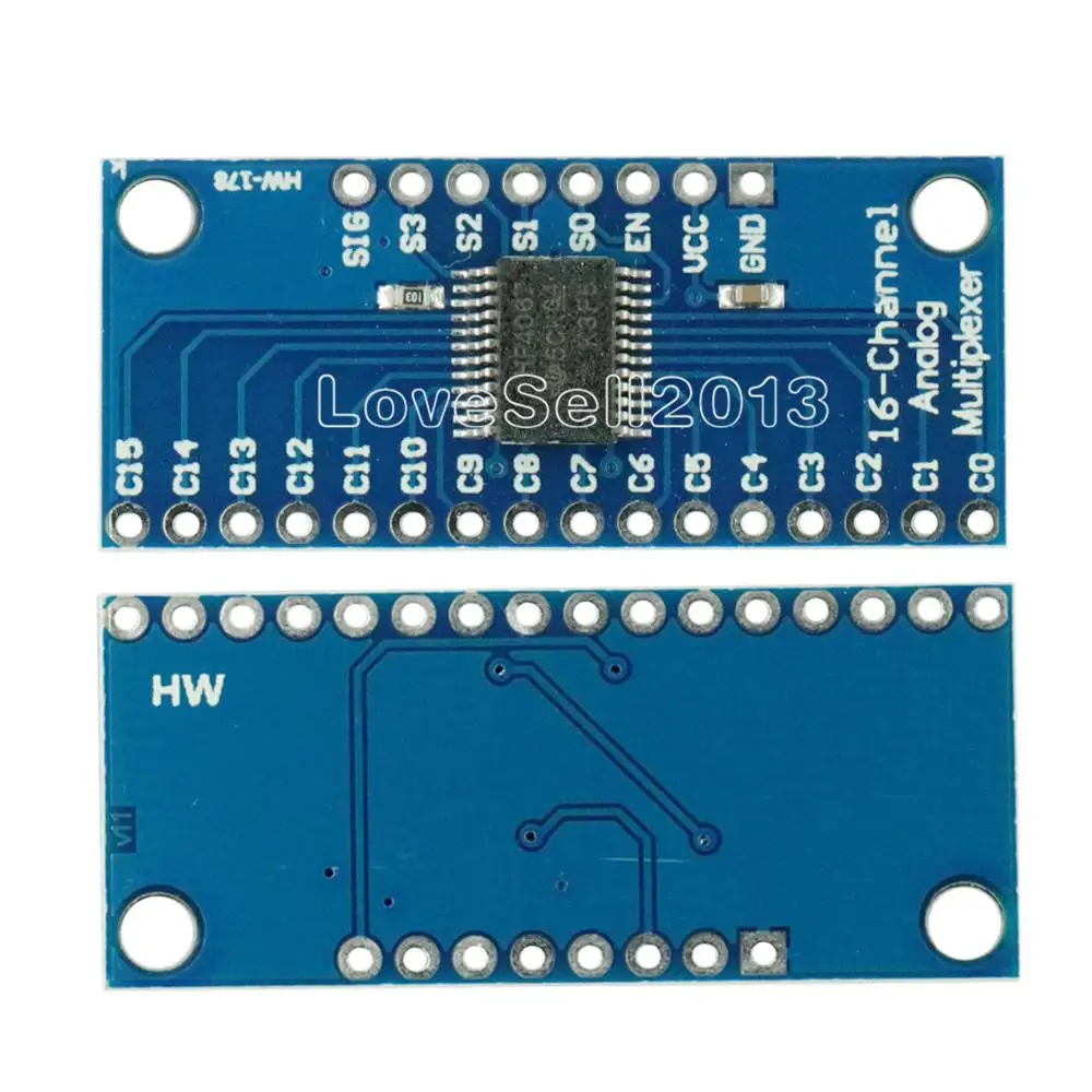 ÚJ 16CH Analóg Digitális MUX Breakout Board CD74HC4067 Pontos modul Az Arduino