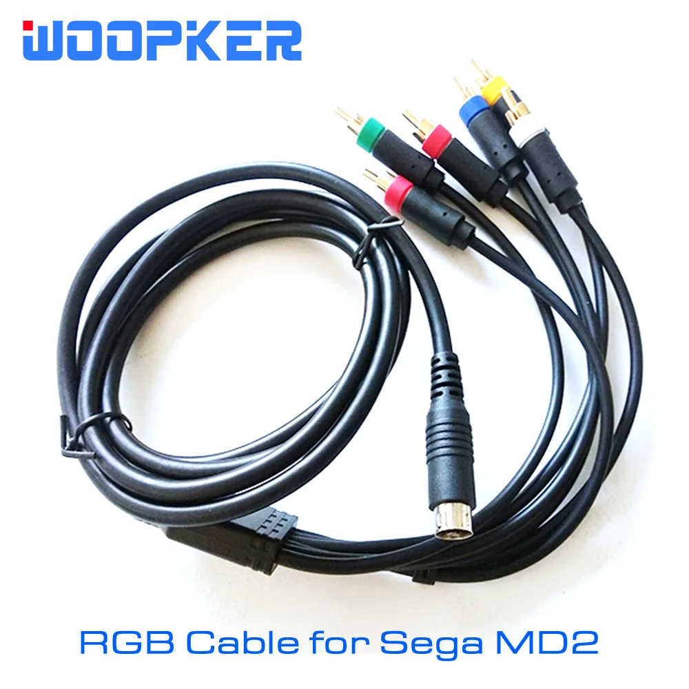 1,8 m/6ft RGBS/RGB Kábel Színes Monitor Komponens Kábelek Cseréje a Sega MD2 Játék Konzol Tartozékok