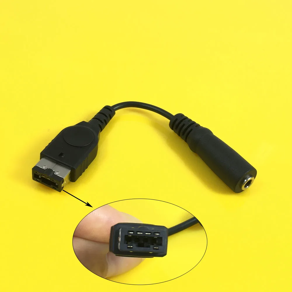 JCD 10db/sok Fejhallgató Fülhallgató Jack Adapter Kábel Line Kábel Gameboy Advance GBA SP