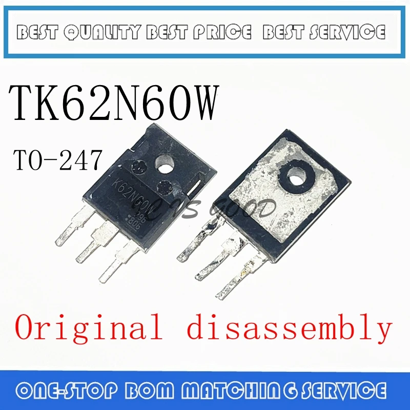 2DB-20DB TK62N60W5 TK62N60W TK62N60 600V 62A, HOGY-247 Eredeti szétszerelés