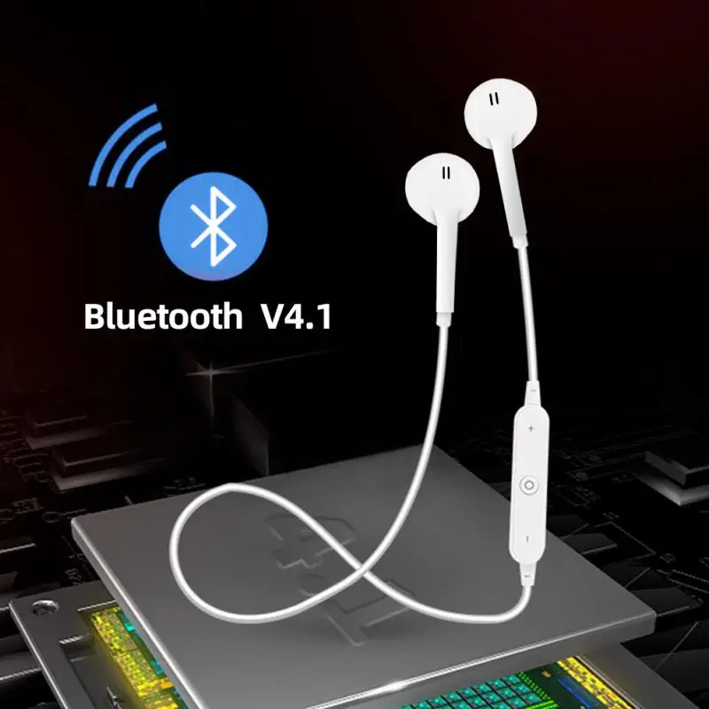 S6 Vezeték nélküli Fülhallgató zenét fülhallgató Telefon Neckband sport bluetooth Sztereó Fülhallgató Fülhallgató Mikrofon iPhone Samsung Xiaomi