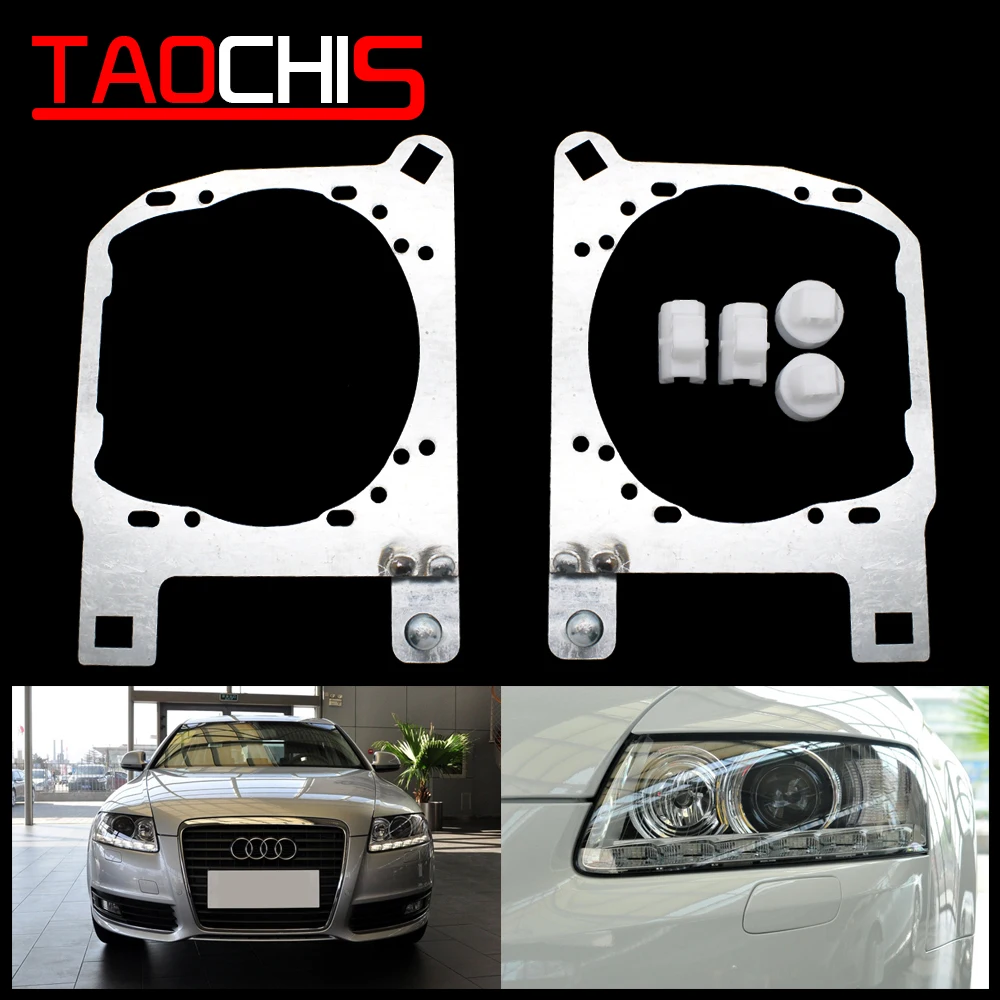 TAOCHIS Autó Stílus keret adapter modul készlet DIY Konzol tartó Audi A6L 2009-2011 Fej fény