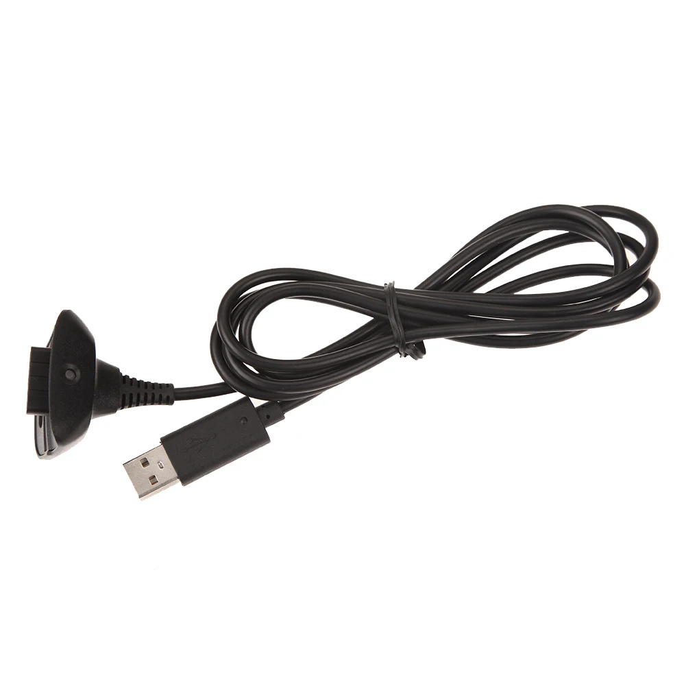 1,5 m-USB Game Controller Töltő Kábel, Vezeték nélküli Kontroller, Fekete USB Gamepad Joystick Tápegység Töltő Kábel, Xbox 360