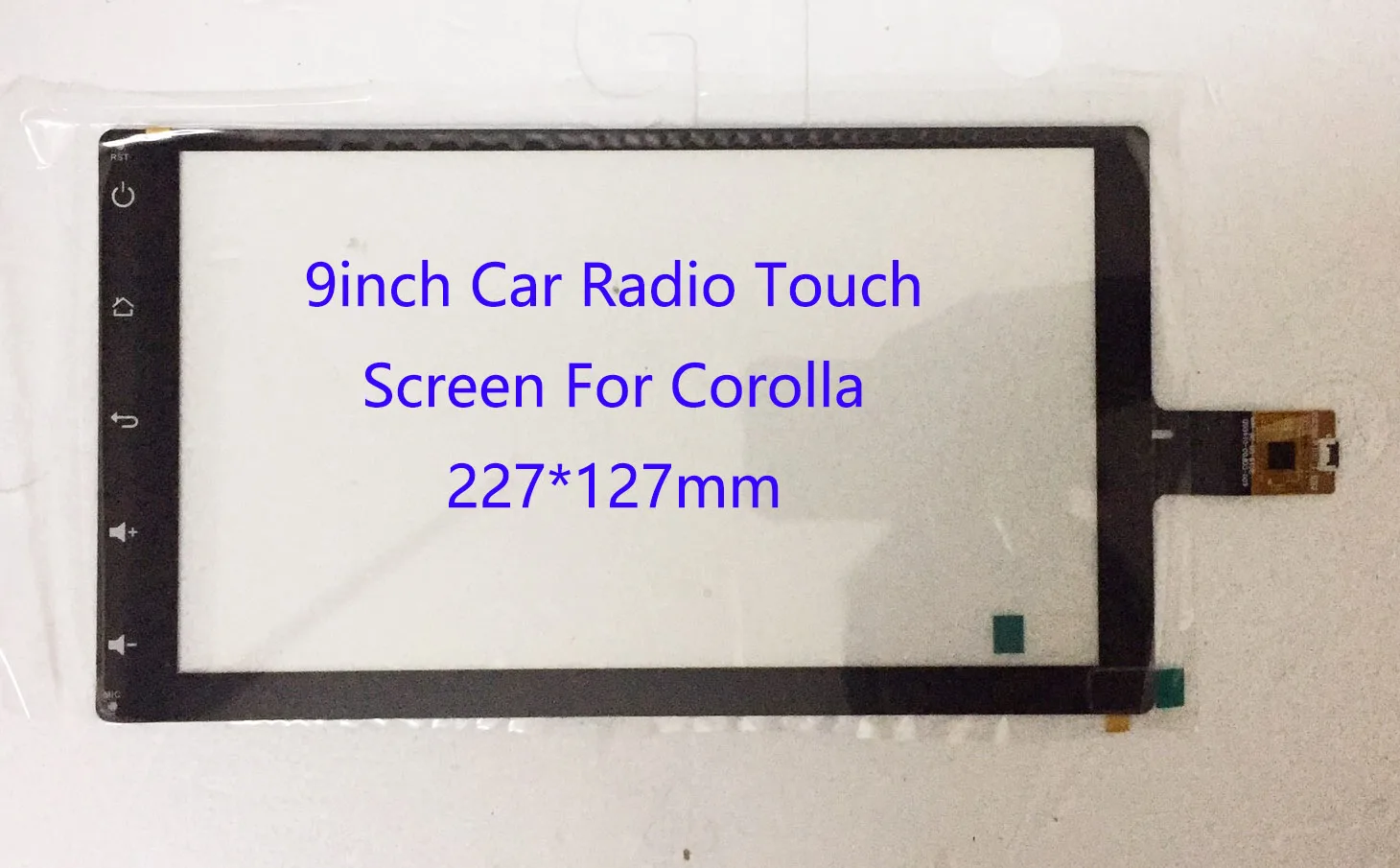 9 Inch 227*127 mm-Capaivitve Érintse meg az Érzékelők Digitizers Toyota Corolla autórádió Univesal GT911/928 6pin ZP2900-9-F