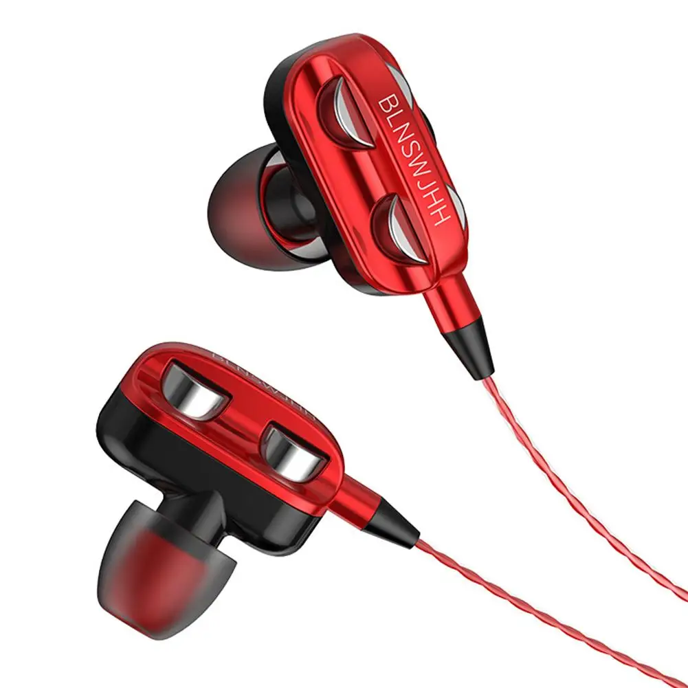 Univerzális 3,5 mm-es Telefon, Fülhallgató, Fejhallgató, Vezetékes In-Ear Fülhallgató Nehéz Basszus Sztereó Sport Gaming Headset Mikrofon