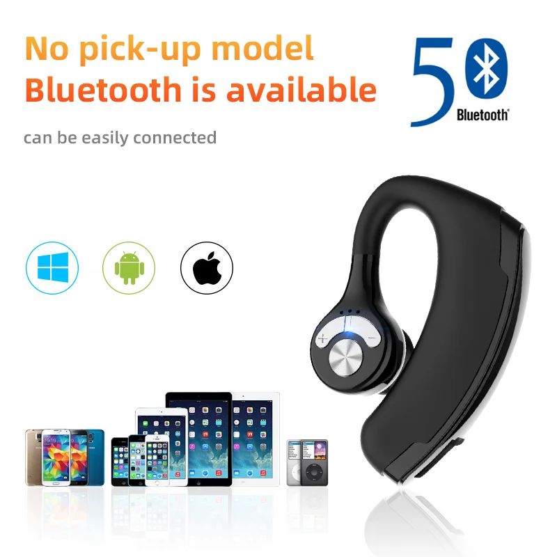 V18 Vezeték nélküli Fülhallgatót Bluetooth-kompatibilis Egyetlen Fül kihangosító Üzleti Fülhallgató Mikrofon Sport Sztereó Fejhallgató A Vezetés