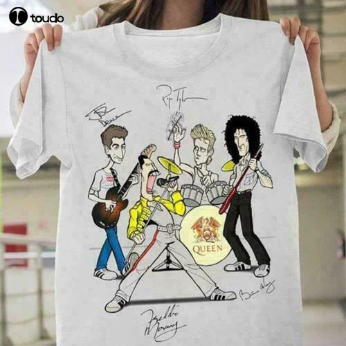 Queen-Freddie Mercury-T-Shirt A Rajongók Rock Banda Férfi Női Unisex Póló, Új