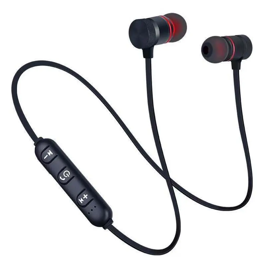 Fülhallgató Vezeték Nélküli 4.1 Fülhallgató Sport Neckband Mágneses Műanyag Fülhallgató Bass Mikrofon Sztereó Zene Xiaomi Minden Telefonok