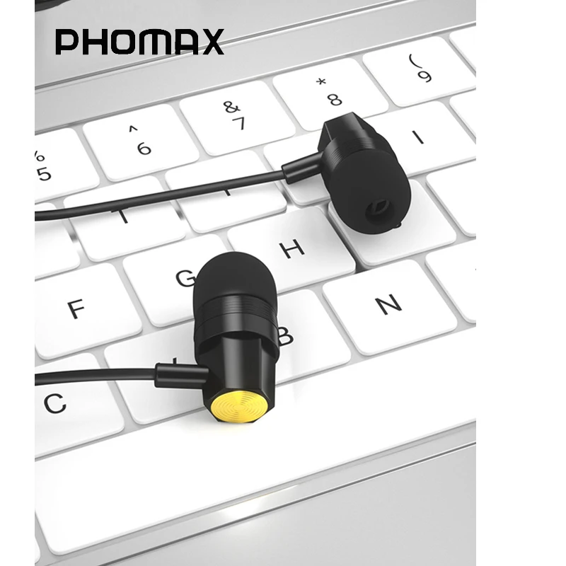 PHOMAX Vezetékes Fejhallgató zajszűrős Sztereó In-Ear Játék Fülhallgató Bass Sport, Zene, Fülhallgató Mikrofon, 3,5 mm-es, A Xiaomi Samsung