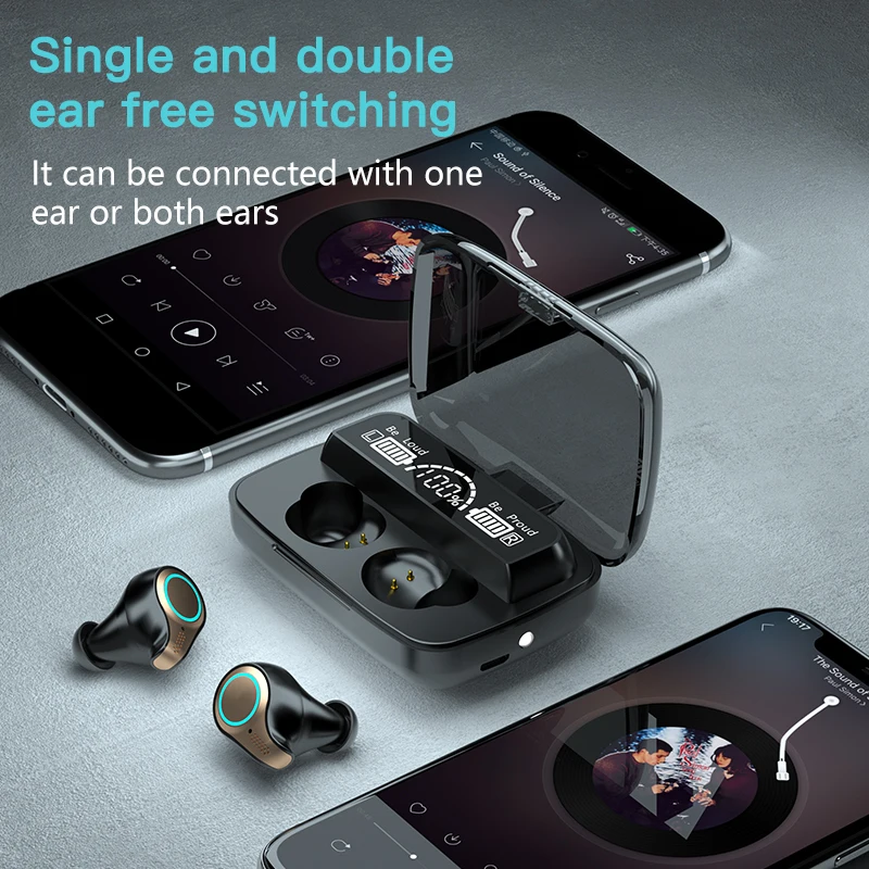 M18 TWS Bluetooth Fülhallgató Vezeték nélküli Fülhallgató Játék Fitness Headset, Iphone Xiaomi Szuper Rügyek Fone De Ouvido Bluetooth
