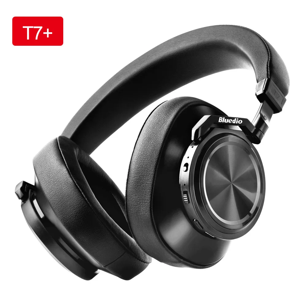 Bluedio T7+ Bluetooth Fejhallgató ANC Vezeték nélküli Fülhallgató 57mm-meghajtó HIFI, Bluetooth fülhallgató mikrofon zene Támogatás SD Kártya Slot