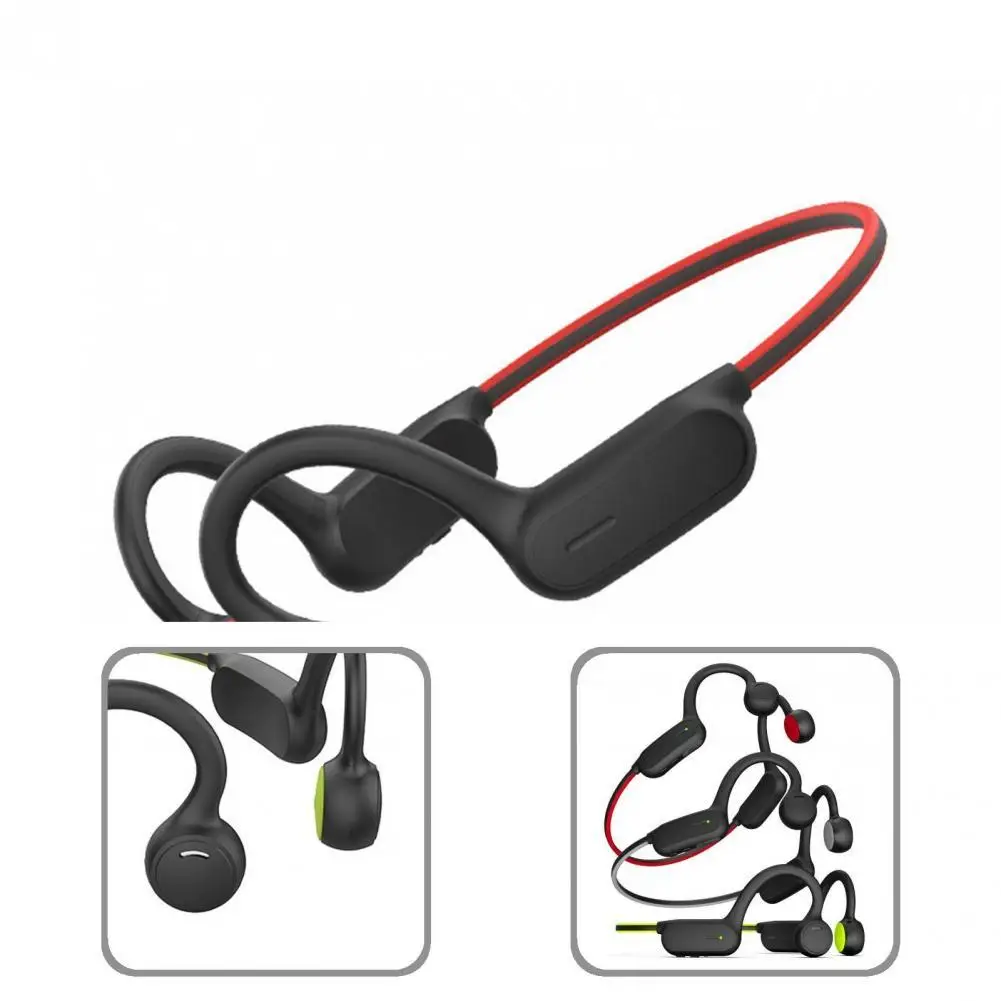 a Mic Erős IPX4 Vízálló Bluetooth-kompatibilis Fülhallgató Anti-hajlító túrázásra