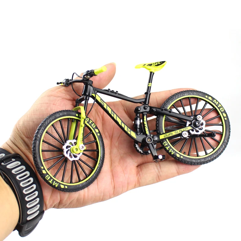 HGRC 1:10 Mini Modell Alufelni Kerékpár Die Cast Kanyarban Racing Ujját Mountain Bike Szimuláció Gyűjtemény Felnőtt Ajándékok, Játékok