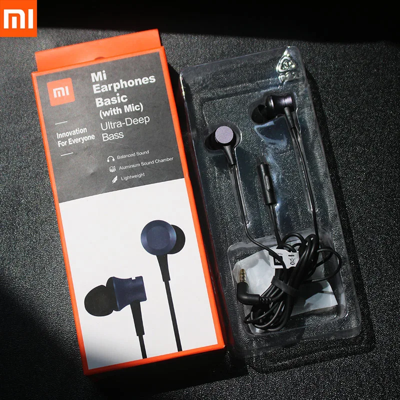 Eredeti Xiaomi Dugattyús 3 Vezetékes Fülhallgató 3,5 MM-es In-ear Sport Fejhallgató Mikrofon Bass Fülhallgató, mi megjegyzés 10 pro redmi huawei oppo