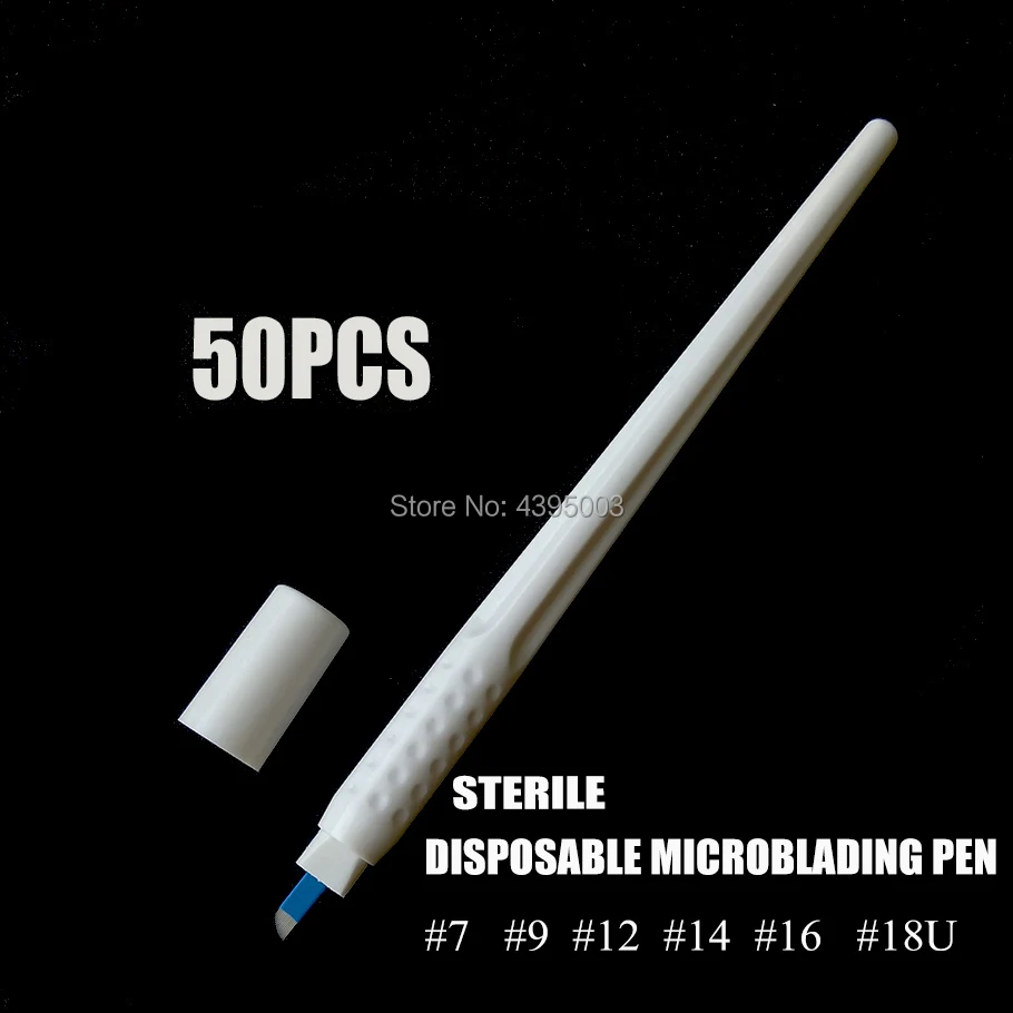 Nagykereskedelmi 50pcs Steril, egyszer használatos Microblading Toll Kézi Szemöldök Tetoválás Tebori Toll Microblading Kézi Szerszámok eladó