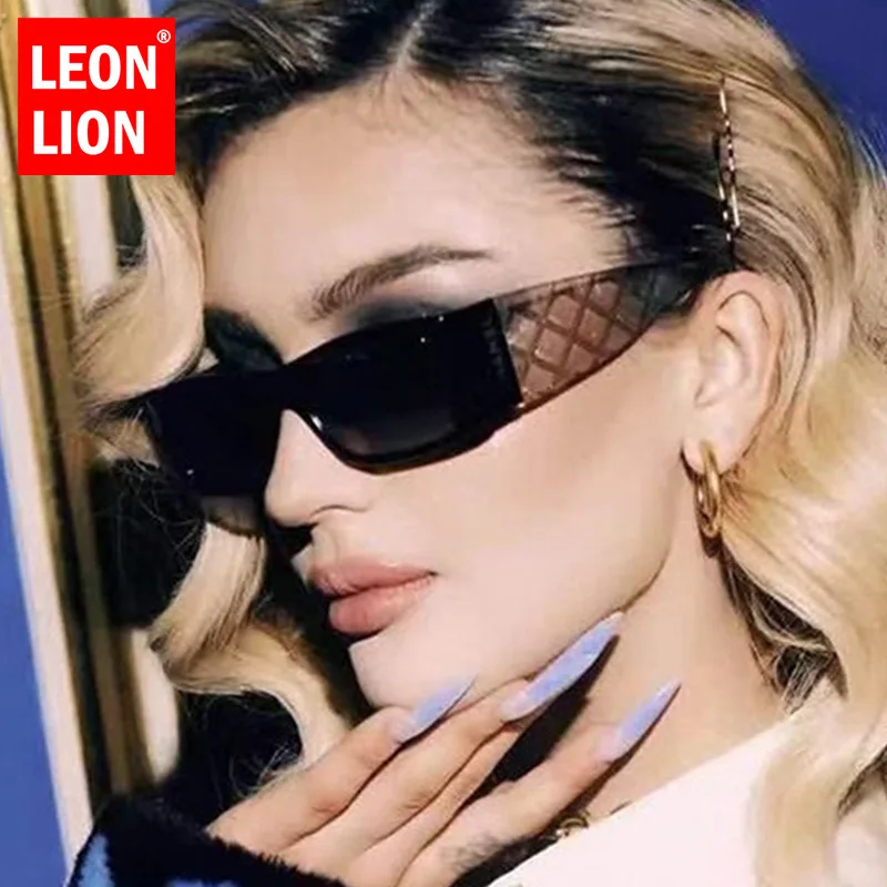 LeonLion 2021 Tér Napszemüveg Nők Kis Punk Szemüveget a Nők/Férfiak Klasszikus Szemüveg Nők Tükör Gafas De Sol Hombre